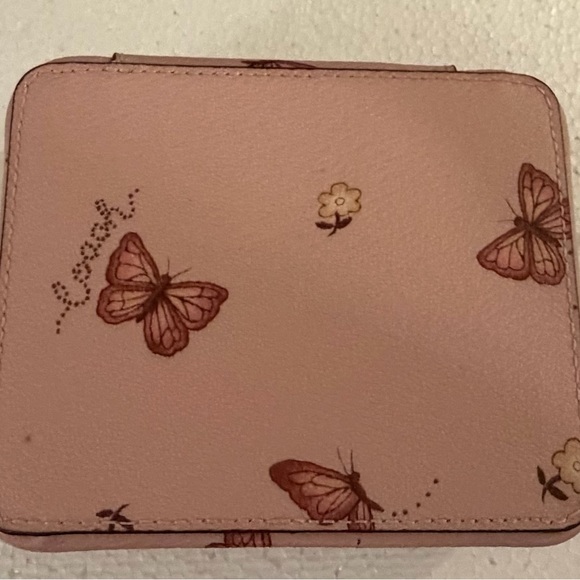 NWOT Coach Accessories | Coach Jewelry Box Butterfly Blossom Print Pink - Picture 4 of 5